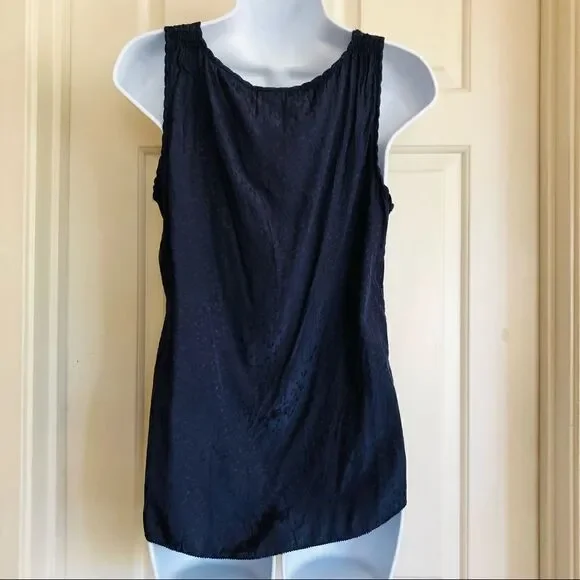 NWOT Maison Scotch Navy Blue Tank Top